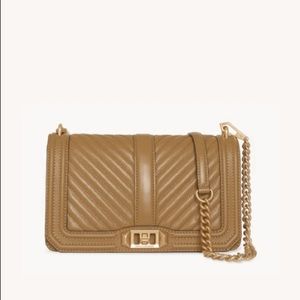 Chevron Quilted Jumbo Love Crossbody